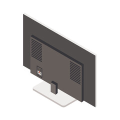 Fototapeta premium desktop computer back