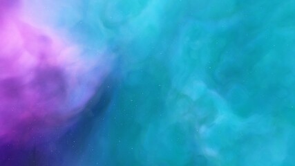 Space background with nebula and stars 3d illustration