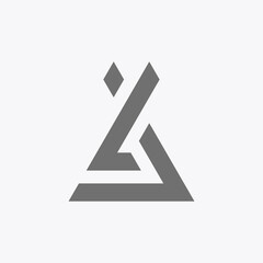 A geometric monogram of the letter JL. Simple and easy to remember. Youthful, playful, and contains values of unity and loyalty. Suitable for various logo projects such as clothing company, etc.