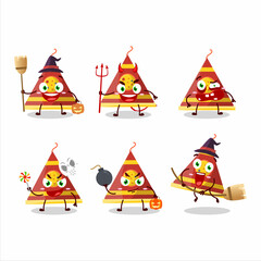 Halloween expression emoticons with cartoon character of firecracker smoke cone
