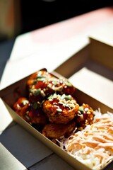 Sweet, sour, & spicy Korean fried chicken