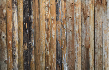 old rustic boards  forming a  wooden wall background