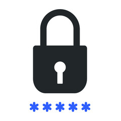 lock icon illustration