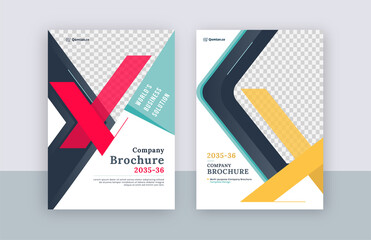 Modern Brochure Cover Template Design