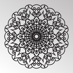 Mandala vector element round ornament decoration