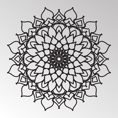 Mandala vector element round ornament decoration