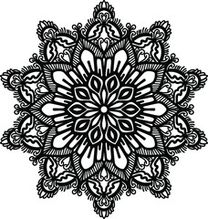ornamental round lace ornament