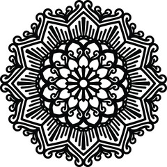 ornamental round lace ornament