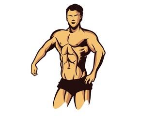 Fototapeta premium Vector Illustration of Fitness or Gym Logo Icon