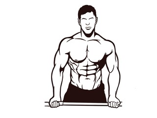 Fototapeta premium Vector Illustration of Fitness or Gym Logo Icon