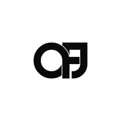 Obraz premium ofj initial letter monogram logo design