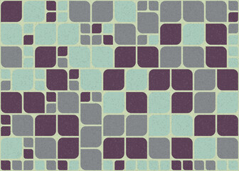 Abstract Geometric Pattern generative computational art illustration