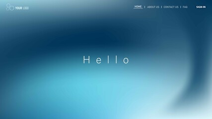 Website Landing Page Template Design, Abstract Modern design for website