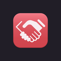 Hand Shake - Sticker