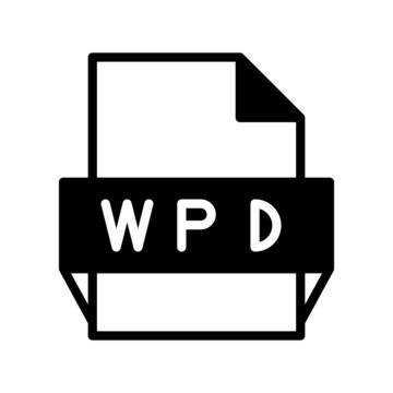 Wpd Glyph Vector Icon Design