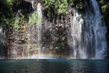 tinago falls in iligan city, mindanao island