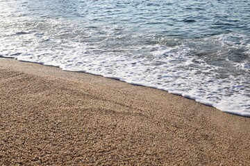 日本海の浜辺（敦賀）