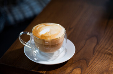 cup of cappuccino