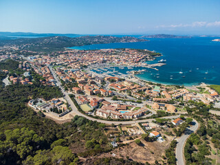 Obraz premium Veduta di Palau e Arcipelago de La Maddalena, Sardegna