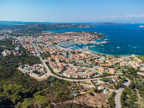 Veduta di Palau e Arcipelago de La Maddalena, Sardegna