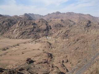 landscape in the desert