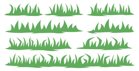 Green grass collection