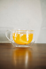 cup of tea with lemon