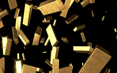Gold  Biscuit Stock Image