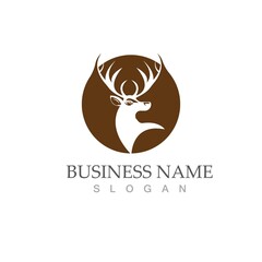 Deer vector icon illustration design