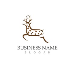 Deer vector icon illustration design