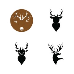 Deer vector icon illustration design