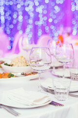 wedding table setting