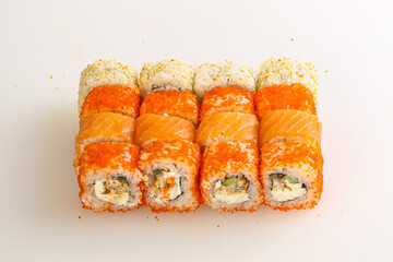 Japanese sushi and roll set