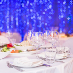 wedding table setting