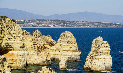 Lagos beach in Algarve,Portugal