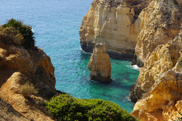 Lagos beach in Algarve,Portugal