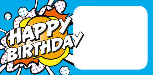 Carte Happy Birthday BD CC 1