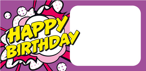 Carte Happy Birthday BD CC 4