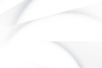 Abstract white and gray color, modern design background with geometric shape. Vector illustration.