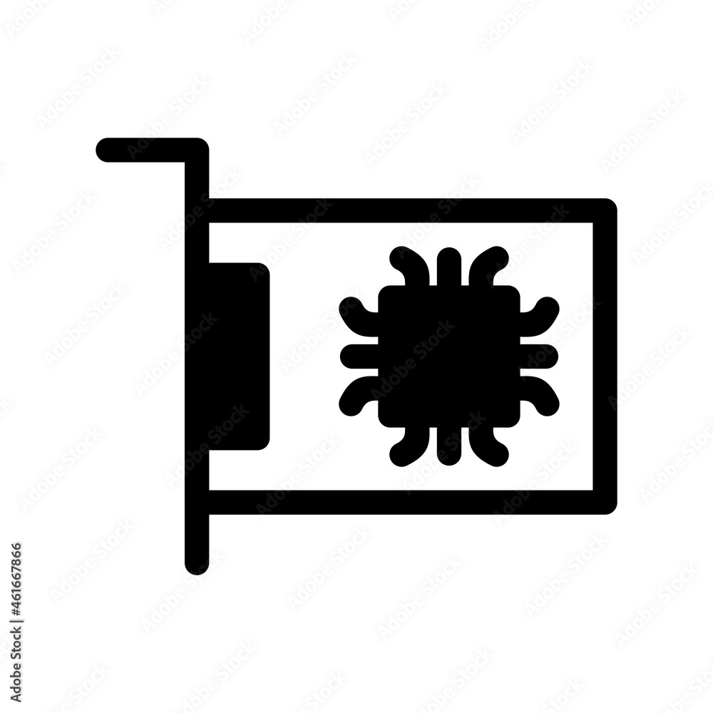 Poster Card Glyph Vector Icon Design