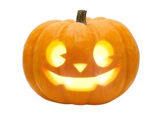 かぼちゃ ハロウィン ジャックオランタン イラスト リアル 単体