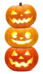 かぼちゃ ハロウィン ジャックオランタン イラスト リアル セット