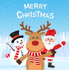 merry christmas and happy new year background