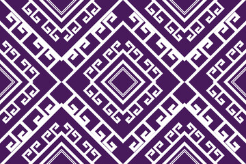 Geometric ethnic oriental seamless pattern traditional Design for background,carpet,wallpaper,clothing,wrapping,Batik,fabric,Vector illustration.embroidery style.