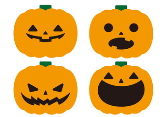 5_Halloween Jack O Lantern Set