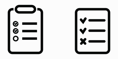 Icon list, roster, schedule, register, roll, catalog, scrol, bil, calendar, docket, nomenclature, beadroll, sked, catalogue. Vector icon.