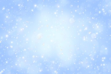christmas snowy sky with stars ,abstract background