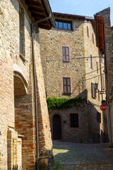 Castell Arquato, historic city in Piacenza province, Italy