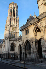 Fototapeta premium saint-germain l'auxerrois church in paris (france) 