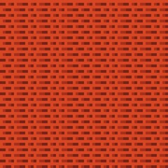 Orange brick pattern pixel art. Vector picture.	